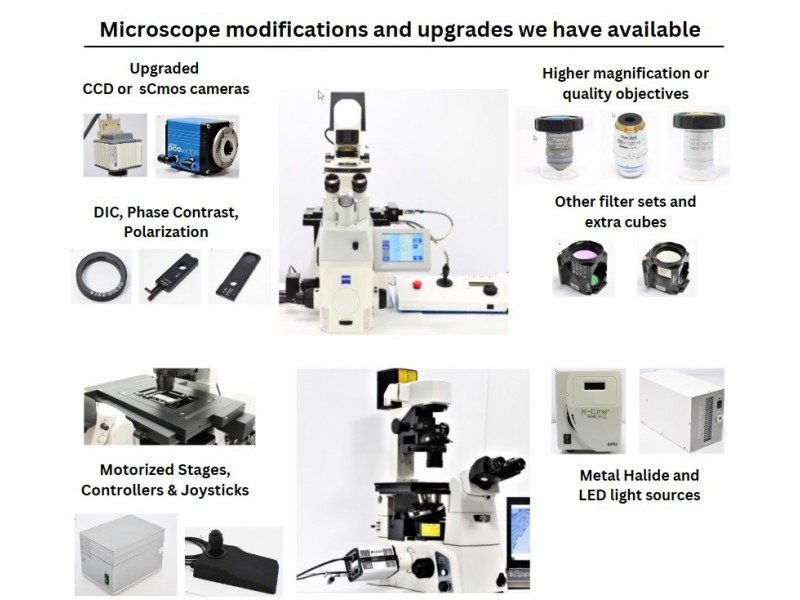 Nikon Eclipse Ti-E Inverted LED Fluorescence DIC Motorized XY Microscope Pred Ti2-E