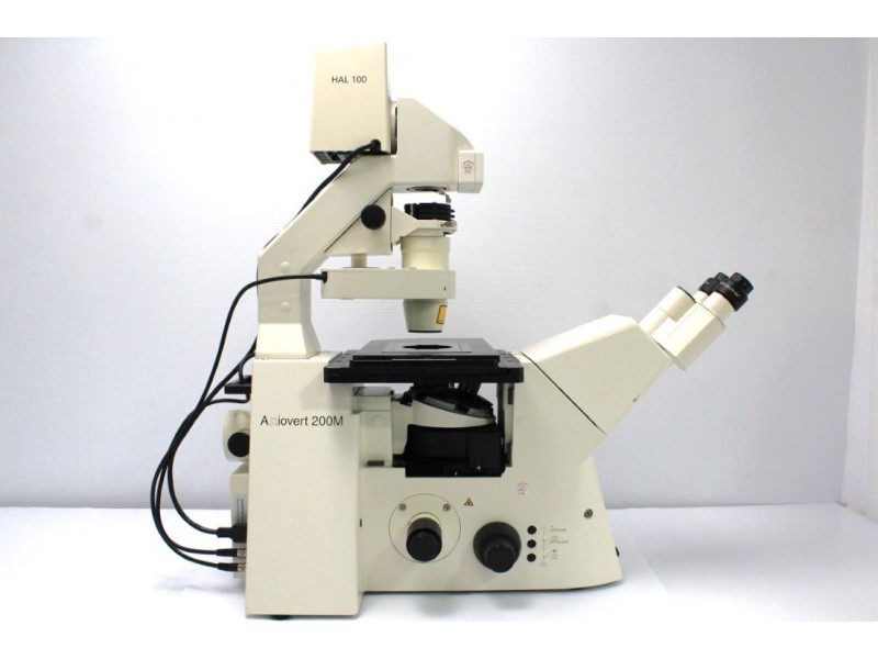 Zeiss Axiovert 200m Inverted Fluorescence Microscope 2 (New Filters) Pred Observer 7