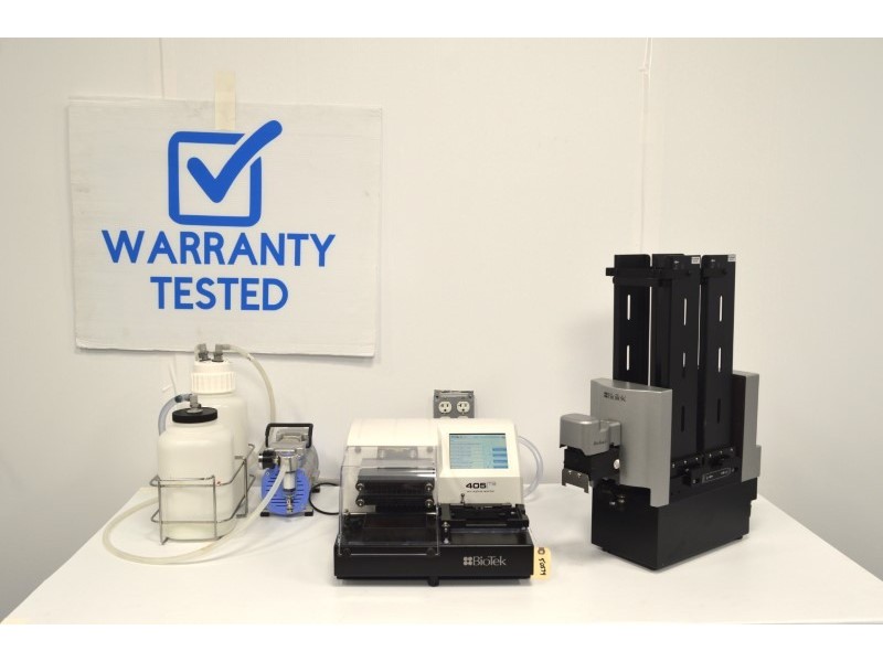 Agilent BioTek 405 Select TS Microplate Washer 405TSU-SI w/ BioStack Stacker - AV