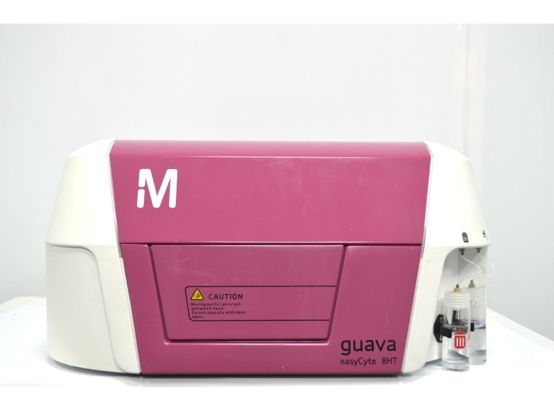 Millipore Guava easyCyte 8HT Flow Cytometer (2)Lasers/(6)Colors/(6)Detectors/(8)Channels