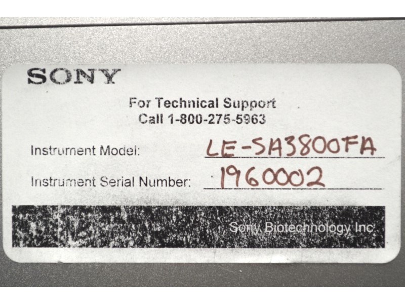 Sony LE-SA3800FA Spectral Cell Analyzer (4)Lasers/(34)Colors/(36)Detectors