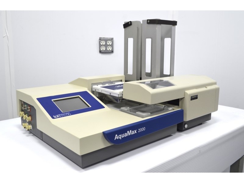 Molecular Devices AquaMax 2000 Microplate Washer AQ2K w/ 384 Wash Head, StakMax Stacker
