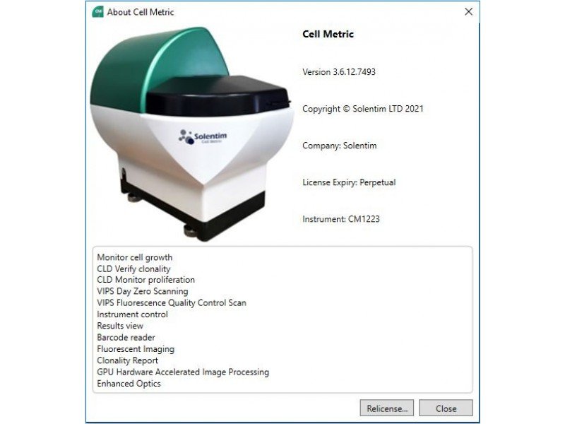 Advanced Instruments Solentim Cell Metric VIPS Single Cell Seeder w/ Cell Metric CLD High Contrast Imager Monoclonality System Advanced Instruments Solentim Cell Metric VIPS Single Cell Seeder w/ Cell Metric CLD High Contrast Imager Monoclonality System