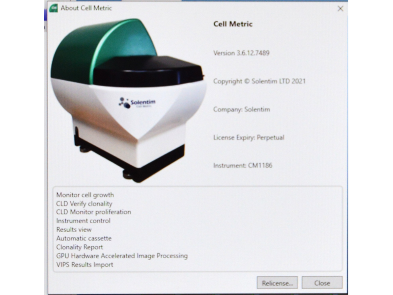 Advanced Instruments Solentim Cell Metric CLD High Contrast Imager Advanced Instruments Solentim Cell Metric CLD High Contrast Imager