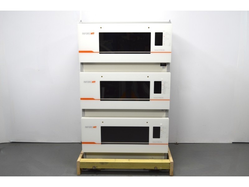 BRAND NEW Infors HT Multitron Triple Stack Incubator Shaker White w/ Humidity & CO2 Control w/ 8 channel analogue output module Unit 2