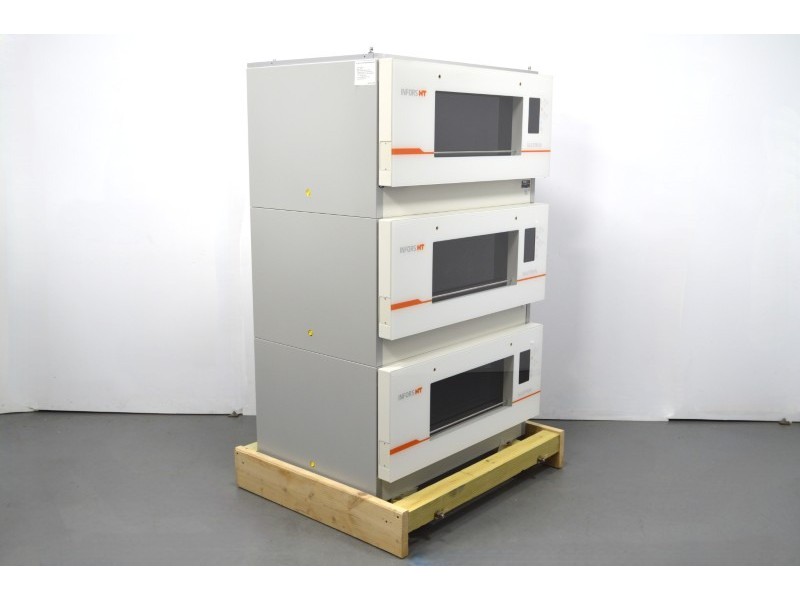 BRAND NEW Infors HT Multitron Triple Stack Incubator Shaker White w/ Humidity & CO2 Control w/ 8 channel analogue output module Unit 2