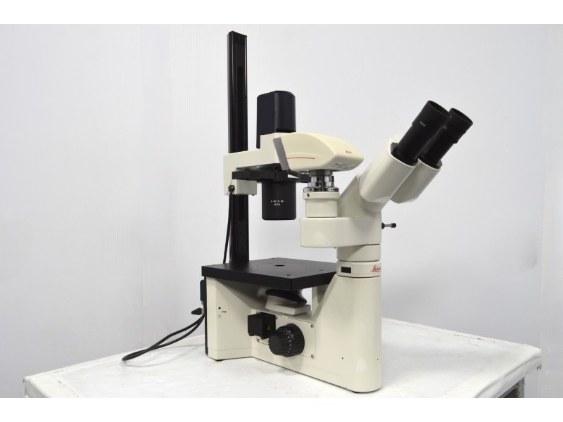 Leica DM IL LED Fluo Inverted Fluorescence Phase Contrast Microscope