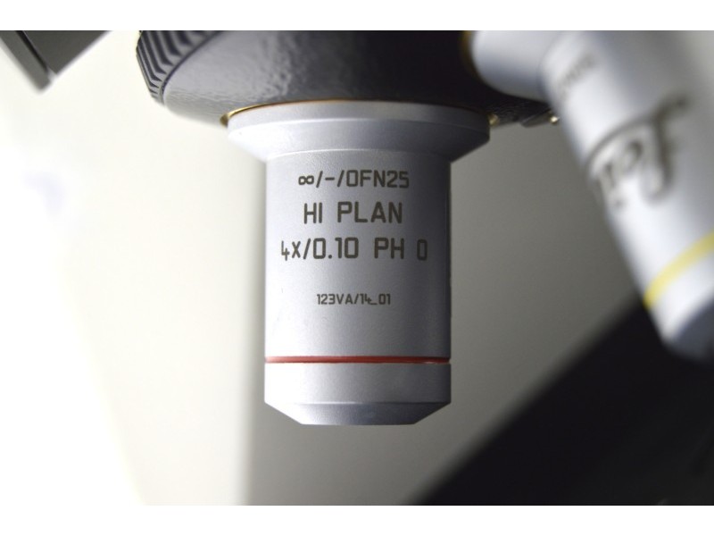 Leica DM IL LED Fluo Inverted Fluorescence Phase Contrast Microscope