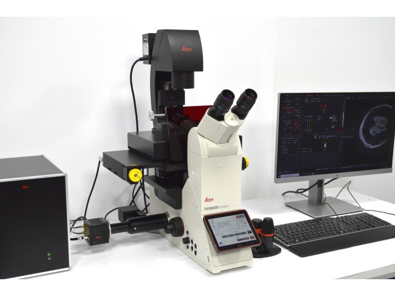 Leica DMi8 THUNDER Imager Motorized Inverted Fluorescence Microscope w/ Adaptive Focus Control