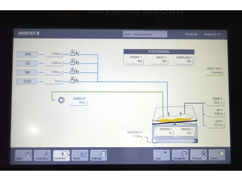 Sartorius Stedim Biostat B Bioreactor Controller Single with Biostat RM ...