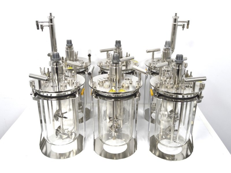 Sartorius Stedim Biostat B-DCU 6-Fold Cell Culture Bioreactor Univessel System
