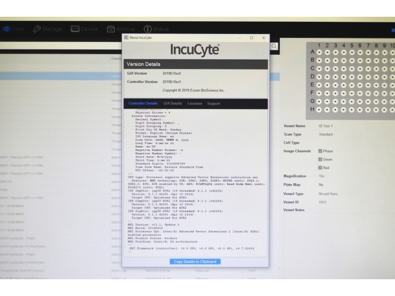 Sartorius Essen IncuCyte S3 Live-Cell Imaging and Analysis System w/ G/R Optical Module Unit 4