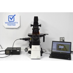 Nikon Ti2-U Inverted LED Fluorescence Microscope w/ Dual Fluorescence Turrets, Dual Illumination Paths (New Filters)