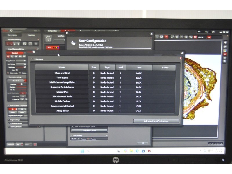 Leica DMi8 Inverted LED Fluorescence Motorized Microscope w/ Adaptive Focus Control (New Filters)
