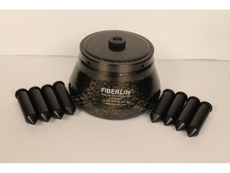 Piramoon Technologies Fiberlite F15-8x50C 15000 RPM Centrifuge Rotor Piramoon Technologies Fiberlite F15-8x50C 15000 RPM Centrifuge Rotor