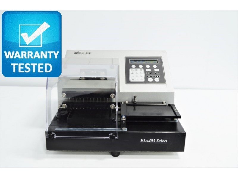 BioTek ELx405 Select Microplate Washer ELX405UV Unit2 Pred 405 TS/LS - AV
