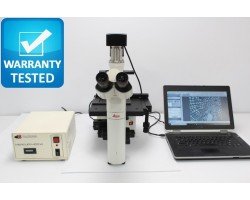 Leica DM IL Inverted Fluorescence Phase Contrast Microscope DMIL Unit4 Pred LED - AV