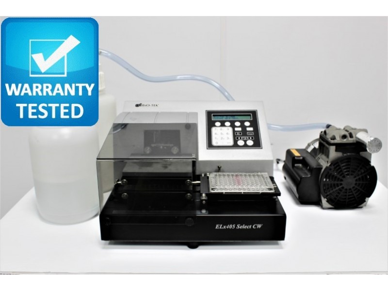 BioTek ELx405 Select CW Microplate Washer ELX405UCWS Unit2 Pred 405 TS/LS - AV