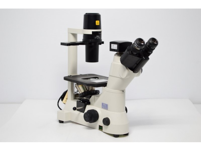 Nikon Eclipse TS100-F Inverted Fluorescence Microscope (New Filters) Pred TS2