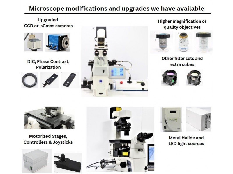 Nikon Eclipse Ti-S Inverted Fluorescence Phase Contrast & Upgraded Light Source Microscope Pred Ti2-A