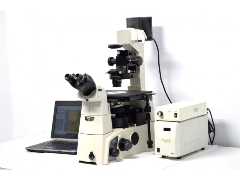 Nikon Eclipse Ti-U Inverted Fluorescence Phase Contrast Microscope Pred Ti2-U