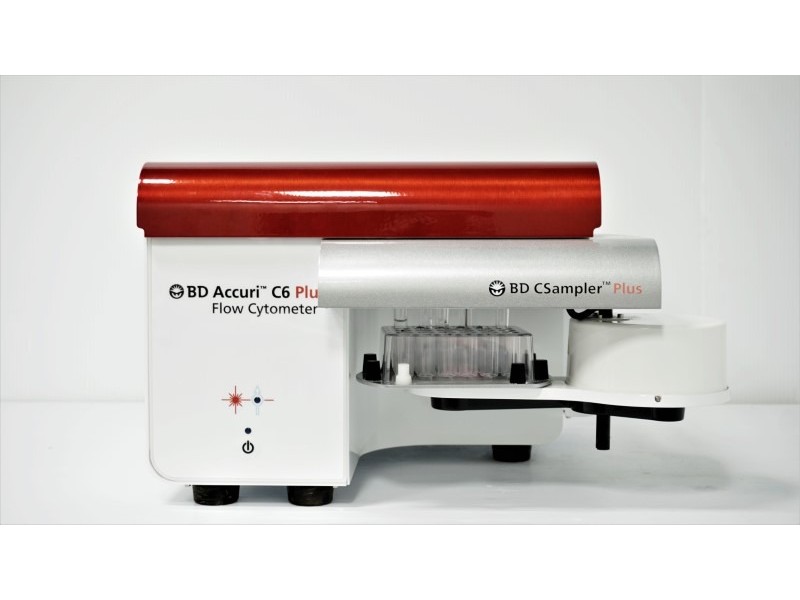 BD Accuri C6 Plus Flow Cytometer 2 Laser 4 Color w/C-Sampler