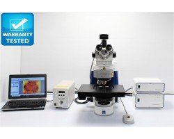 Zeiss AXIO Imager.M1 Fluorescence Motorized Microscope with Piezo Scanning Stage Pred Imager M2 - AV