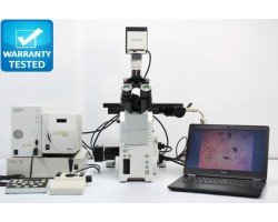 Olympus IX81 Inverted Fluorescence Motorized Microscope Unit2 Pred IX83 - AV