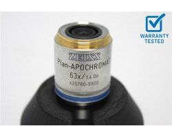 Zeiss Plan-APOCHROMAT 63x/1.4 Oil DIC Microscope Objective Unit 5 420780-9900 - AV Zeiss Plan-APOCHROMAT 63x/1.4 Oil DIC Microscope Objective Unit 5 420780-9900 - AV
