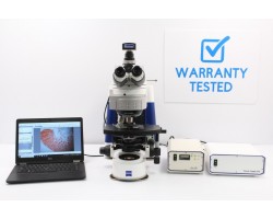 Zeiss AXIO Imager M1 Upright Fluorescence Motorized Microscope (New Filters) Pred Imager M2 GL