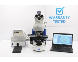 Zeiss AXIO Imager M1 Upright Fluorescence Motorized XYZ Microscope (New Filters) Pred Imager M2 GL
