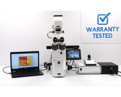 Zeiss AXIO Observer 7 Inverted Fluorescence Motorized XY Microscope (New Filters) 
