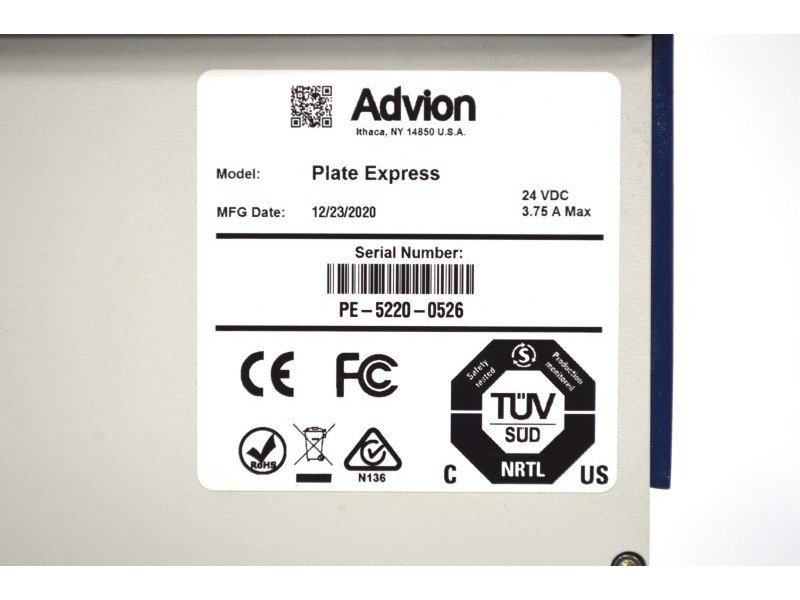 Advion Plate Express Sample Introduction System