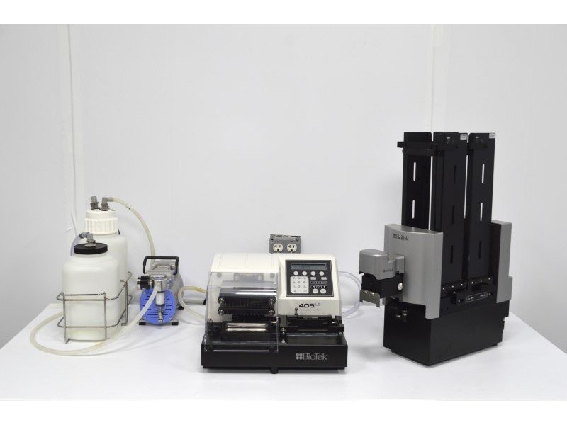 Agilent BioTek 405 LS Microplate Washer 405LSUVS w/ BioStack Stacker - AV