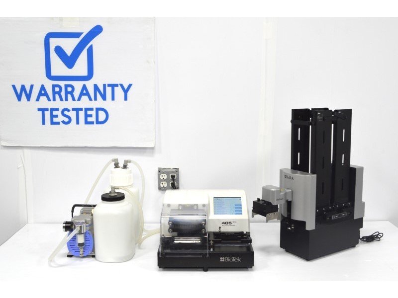 Agilent BioTek 405 TS Microplate Washer 405TSHTV w/ BioStack 3 Stacker Agilent BioTek 405 TS Microplate Washer 405TSHTV w/ BioStack 3 Stacker