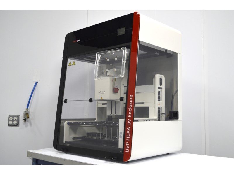 Analytik Jena CyBio FeliX Liquid Handler with R96/1000ul head & UVP HEPA UV Enclosure Analytik Jena CyBio FeliX Liquid Handler with R96/1000ul head & UVP HEPA UV Enclosure
