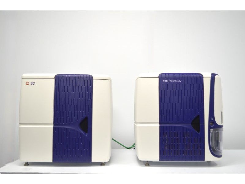 BD FACSMelody Cell Sorter w/ Fluidics Module (3)Lasers/(9)Colors/(11)Detectors