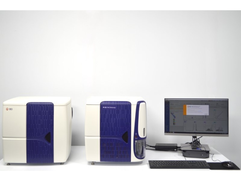 BD FACSMelody Cell Sorter w/ Fluidics Module (3)Lasers/(9)Colors/(11)Detectors