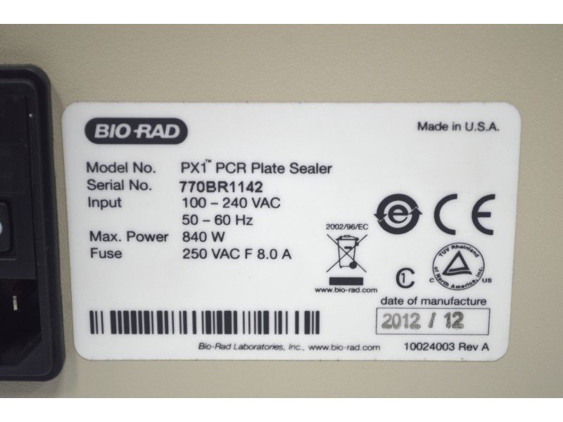 Bio-Rad QX200 Droplet Digital PCR system with AutoDG Automated Droplet Generator, PX1 Plate Sealer and C1000 Touch Thermal Cycler