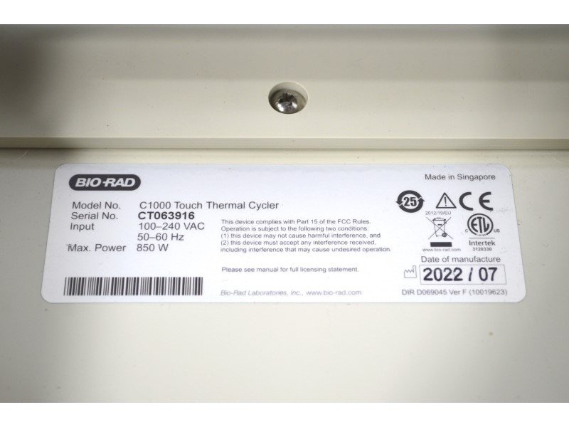 Bio-Rad QX200 Droplet Digital PCR system with AutoDG Automated Droplet Generator, PX1 Plate Sealer and C1000 Touch Thermal Cycler