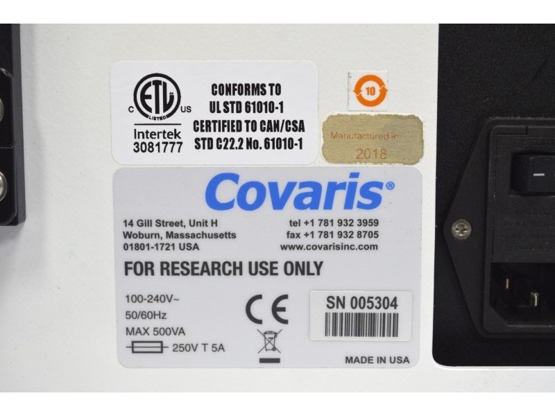 Covaris ME220 Focused Ultrasonicator