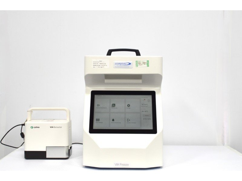 Cytiva Asymptote Via Freeze Research Controlled Rate Freezer w/ Cytiva VIA Extractor Unit 3 Cytiva Asymptote Via Freeze Research Controlled Rate Freezer w/ Cytiva VIA Extractor Unit 3