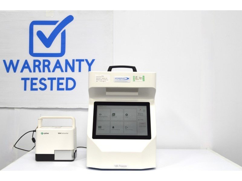 Cytiva Asymptote Via Freeze Research Controlled Rate Freezer w/ Cytiva VIA Extractor Unit 3 Cytiva Asymptote Via Freeze Research Controlled Rate Freezer w/ Cytiva VIA Extractor Unit 3