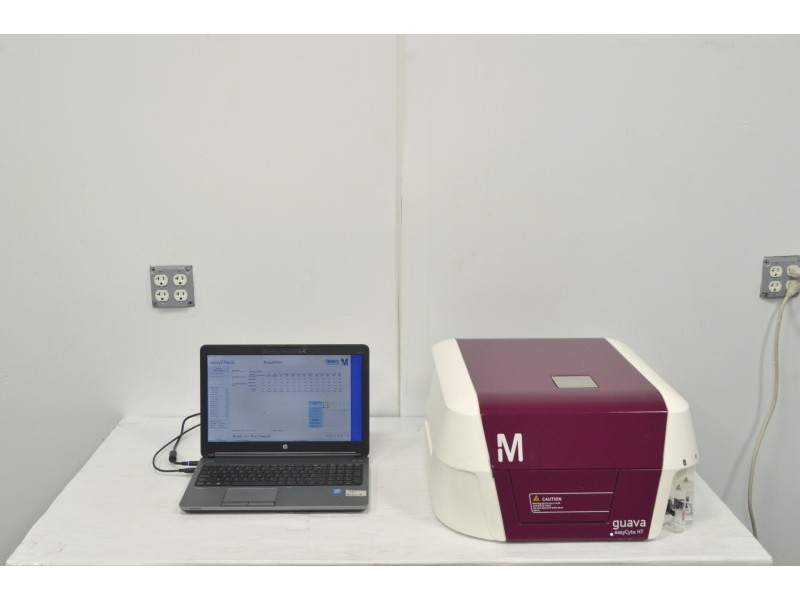 Millipore Cytek Guava EasyCyte 12HT Flow Cytometer (3)Lasers/(11)Colors/(8)Detectors Unit 2