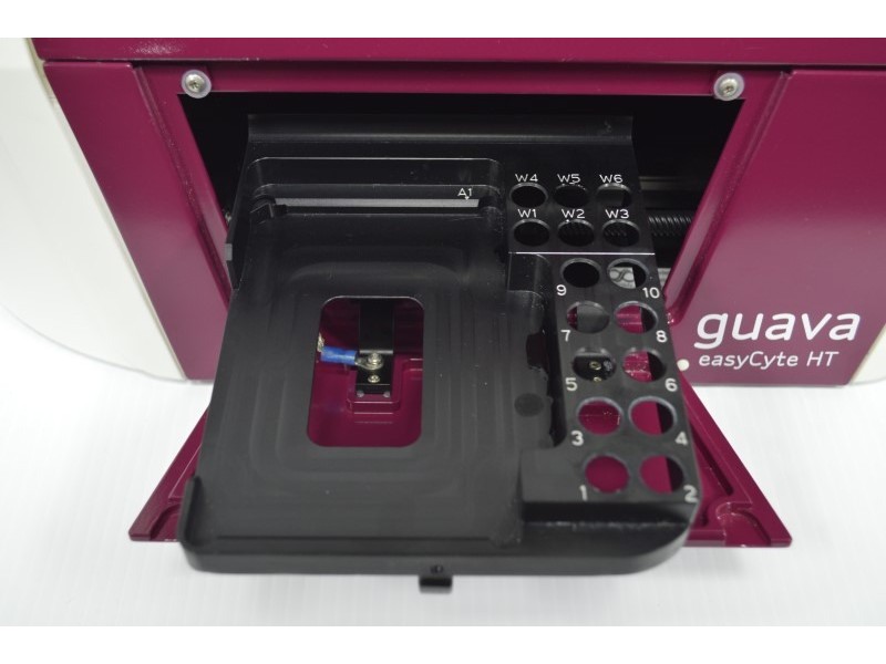 Millipore Cytek Guava EasyCyte 12HT Flow Cytometer (3)Lasers/(11)Colors/(9)Detectors Unit 4