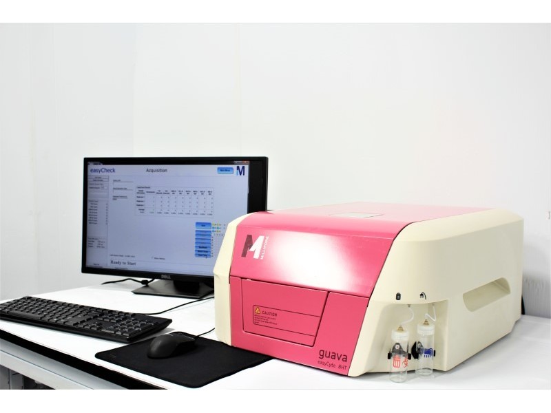 Millipore Cytek Guava easyCyte 8HT Flow Cytometer HT (2) Lasers (8) Channels (6) Colors Unit 2