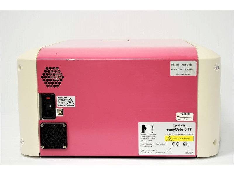 Millipore Cytek Guava easyCyte 8HT Flow Cytometer HT (2) Lasers (8) Channels (6) Colors Unit 2