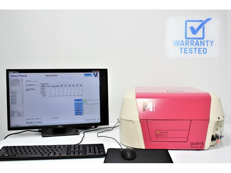 Millipore Cytek Guava easyCyte 8HT Flow Cytometer HT (2) Lasers (8) Channels (6) Colors Unit 2