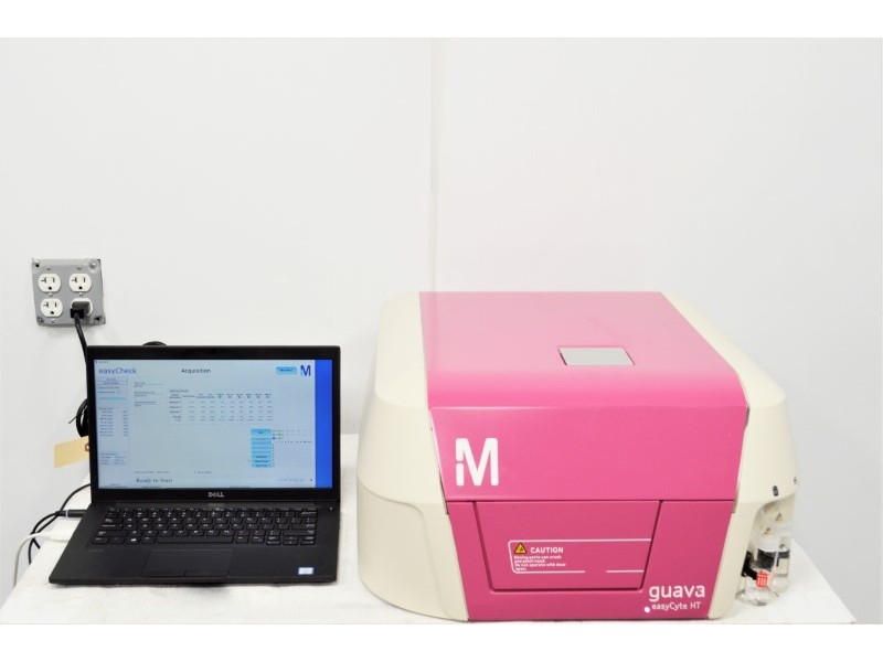 Millipore Guava easyCyte 8HT Flow Cytometer HT (2)Lasers/(6) Colors/(8)Detector Unit3