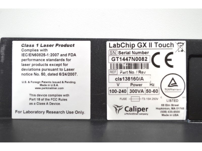 Revity Perkin Elmer LabChip GX II Touch HT Protein Characterization System CLS138160/A